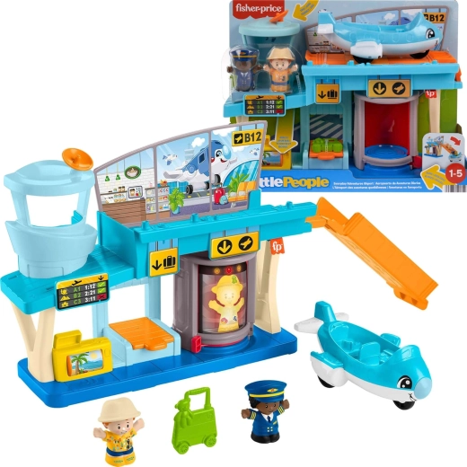 Fisher-Price Little People Lotnisko pełne przygód
