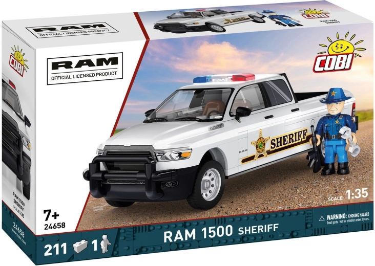 Cobi RAM 1500 szeryfa, zestaw konstrukcyjny w skali 1:35 (211 elementów) - 1 sztuka