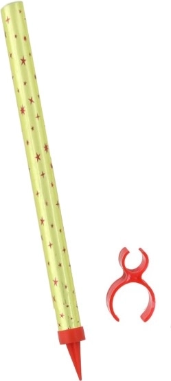 Złota fontanna party z uchwytem na butelkę 70 sekund 25 cm