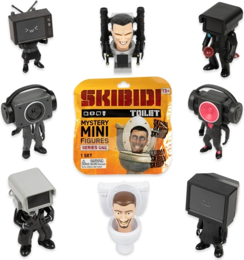 Skibidi Toilet minifigurka niespodzianka