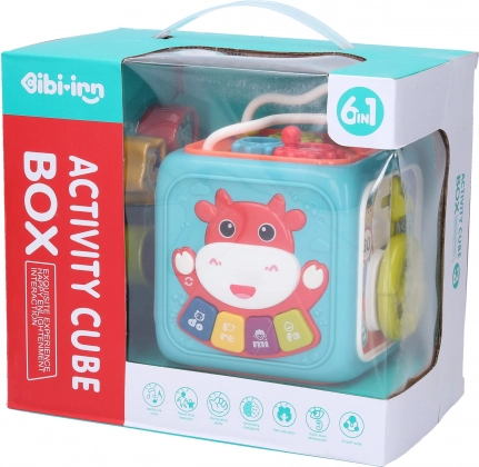 Interaktywna kostka 13×12,5×15,5 cm