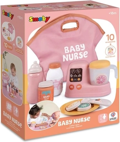 Zestaw Smoby Baby Nurse z podgrzewaczem
