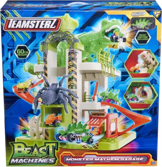 Teamsterz garaż Monster Mayhem z dinozaurzą pułapką