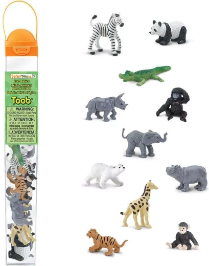 Safari Ltd. tuba młodych zwierząt z zoo