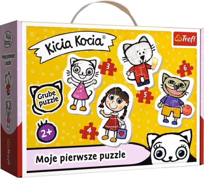 Moje pierwsze puzzle KICIA KOCIA TREFL Baby 2+