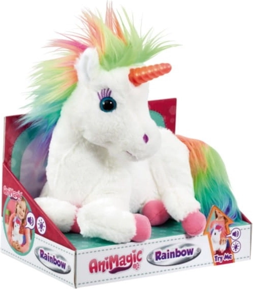 Interaktywny maskotka Animagic Rainbow My Glowing Unicorn