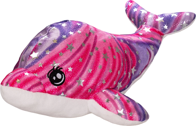 Błyszczący pluszowy delfin 30 cm
