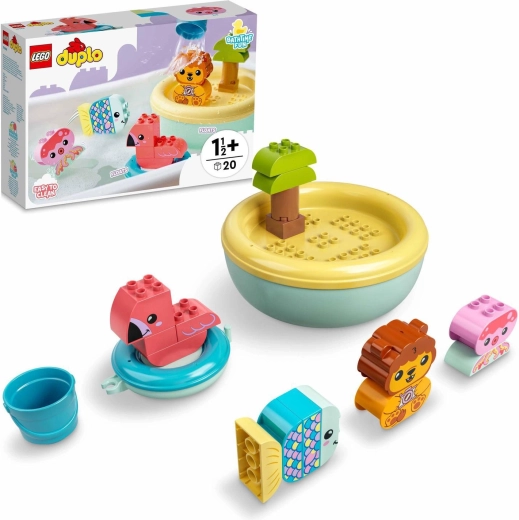 LEGO DUPLO Moja pierwsza kąpiel: pływająca wyspa ze zwierzątkami