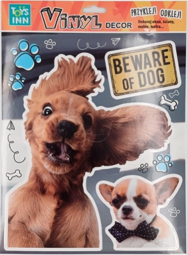Winylowe naklejki pies