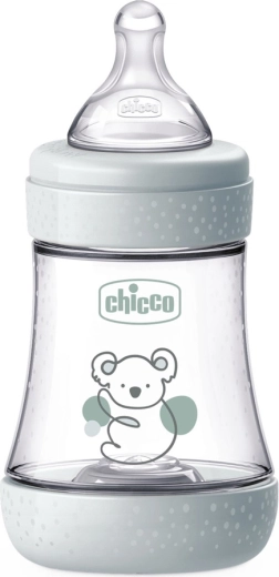 Chicco biofunkcyjna antykolkowa butelka dla niemowląt Perfect5 150 ml neutralna, wolny przepływ 0m+