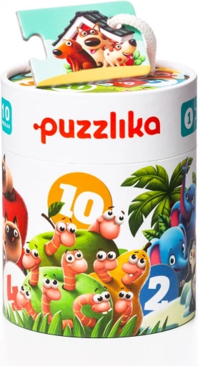 Puzzlika przyjaciele – moje pierwsze puzzle liczbowe 1–10, 20 elementów
