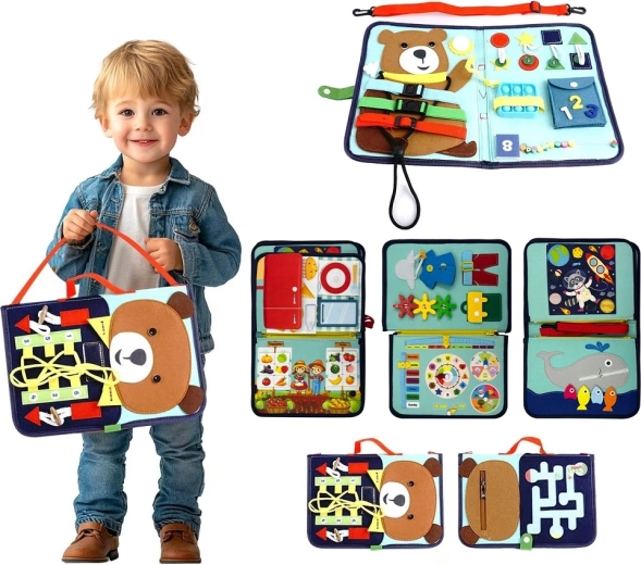 2Kids Toys sensoryczna książeczka busy Miś