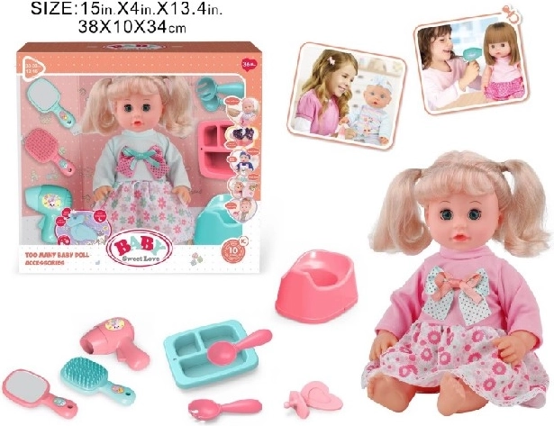 Baby Sweet Love interaktywne niemowlę z nocnikiem i akcesoriami