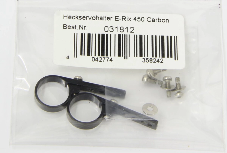 Tylny uchwyt serwa do E-Rix 450 Carbon JAMARA