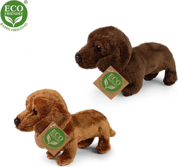 Pluszowy jamnik stojący 19 cm