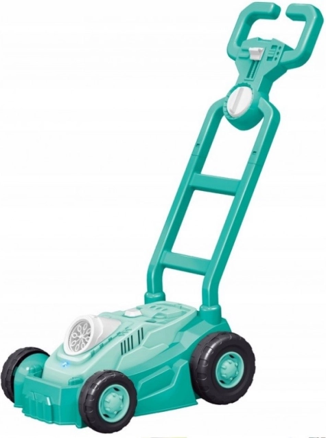 Niebieska kosiarka do baniek