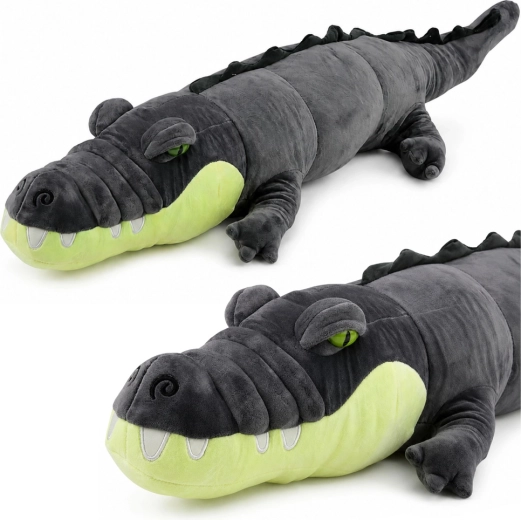 Pluszowy krokodyl realistyczny szary 90 cm - 1 sztuka