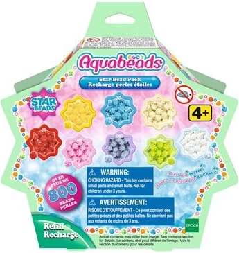 Aquabeads zestaw uzupełniający koralików w kształcie gwiazdek
