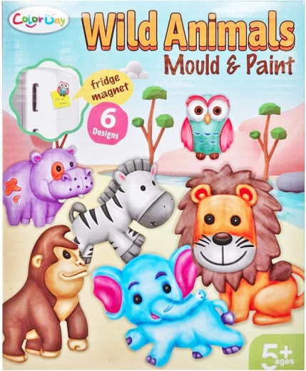 Gipsowe odlewy z magnesem – zwierzątka