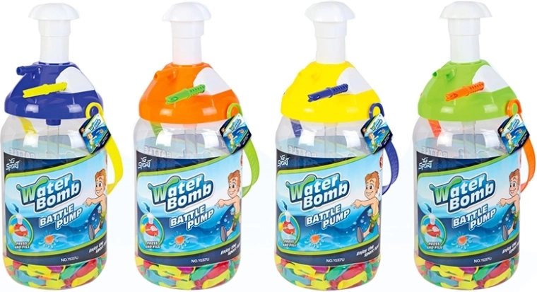 Wodne balony z pompką 500 szt.