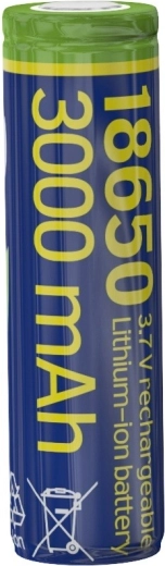 Akumulator litowo-jonowy 18650, 3,7 V, 3000 mAh, płaskie bieguny (10C)