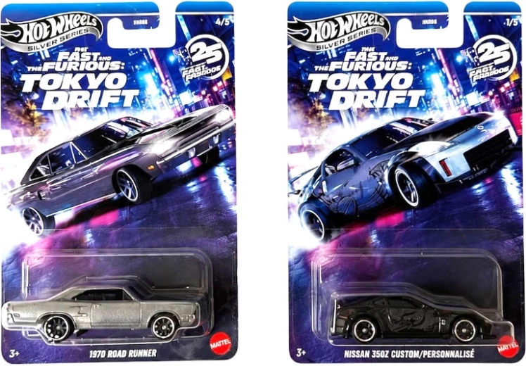 Hot Wheels Szybcy i wściekli – kolekcjonerskie autko Silver Series - 1 szt.