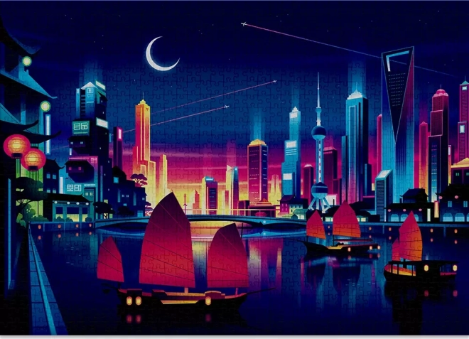 Puzzle CLOUDBERRIES Skyline – 1000 elementów