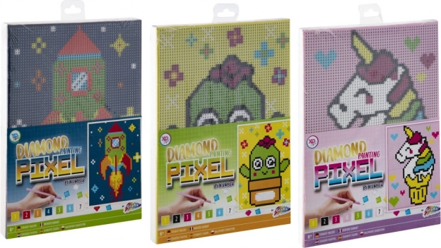 Diamentowe malowanie na ramie Grafix Jednorożec 15x20 cm