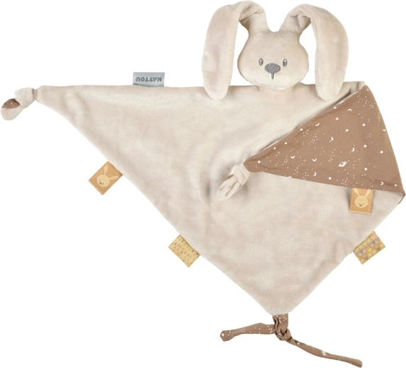 Nattou przytulanka Lapidou Glow piaskowa 65 × 40 cm