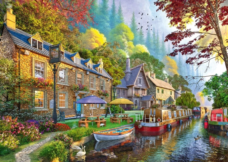 Puzzle RAVENSBURGER Nadmorska uliczka 1000 elementów