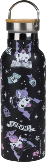 Termobutelka BAAGL Kuromi fortune dream 500 ml z bambusową zakrętką