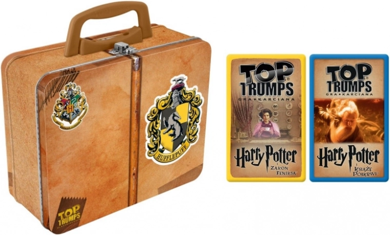 Metalowe Top Trumps Harry Potter Hufflepuff gra karciana
