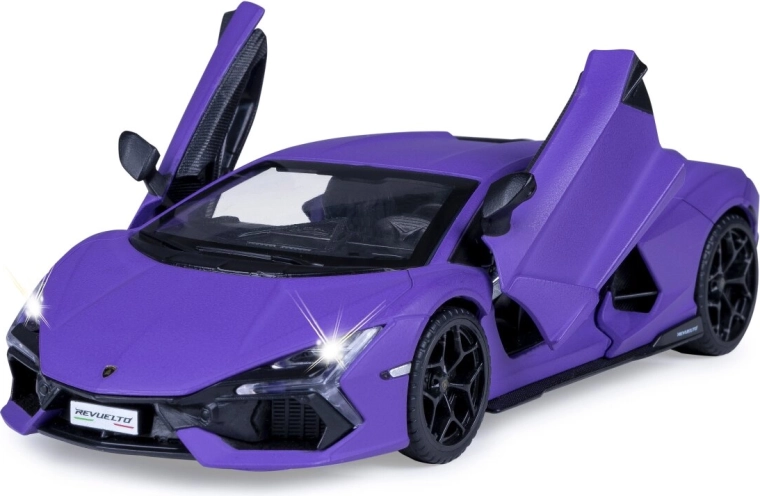 JAMARA Lamborghini Revuelto metalowy model 1:32 fioletowy
