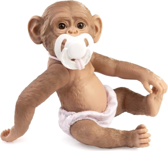 Guca Reborn małpka niemowlę z całkowicie winylowym ciałem 25 cm