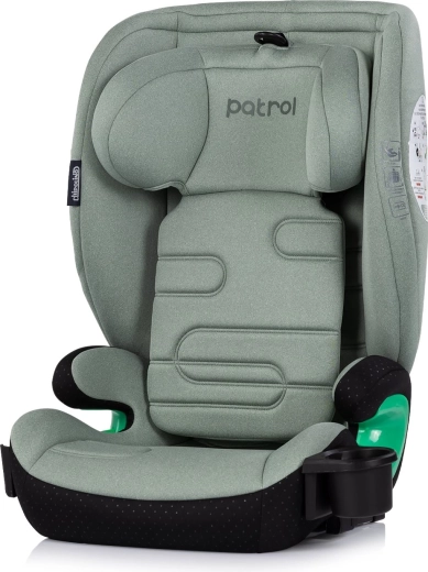 Fotelik samochodowy Chipolino Patrol i-Size isofix matcha (100–150 cm)