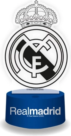 Dekoracyjna lampa LED Real Madrid w stylu retro