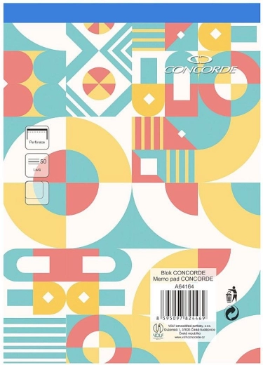 Blok CONCORDE A5 czysty, 50 arkuszy