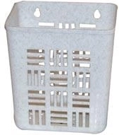 Wiszący plastikowy koszyk mały 12 × 10 × 13 cm – mix kolorów