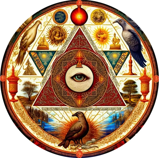 Drewniane puzzle Oko kosmosu XL – 505 elementów od Wooden City