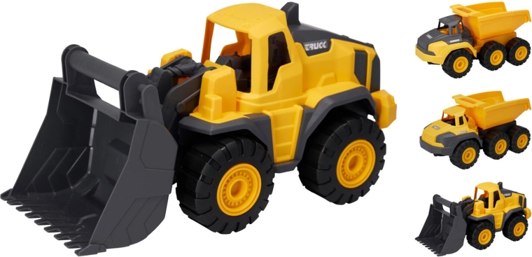 Ciężarowe pojazdy budowlane 26 cm – mix rodzajów