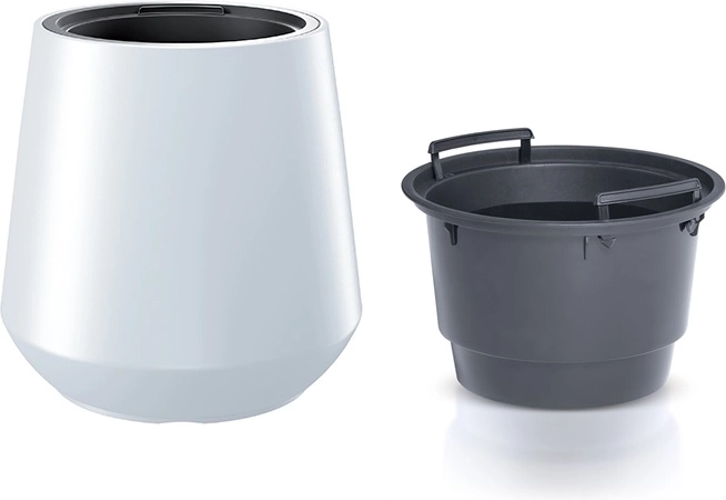 Donica z wkładem Heos biała 44 cm