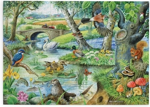 House of Puzzles Puzzle „Opowieści znad rzeki” z 500 dużymi elementami