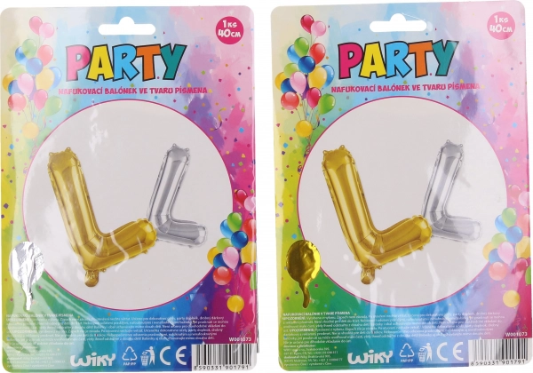 Nadmuchiwany balonik w kształcie litery L