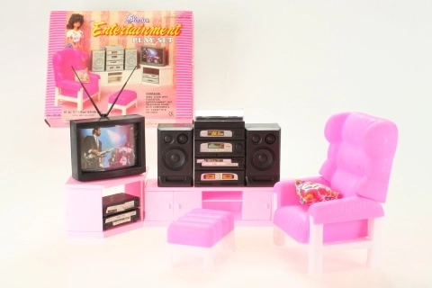 Glorie ściana salonowa – zestaw mebli dla lalek