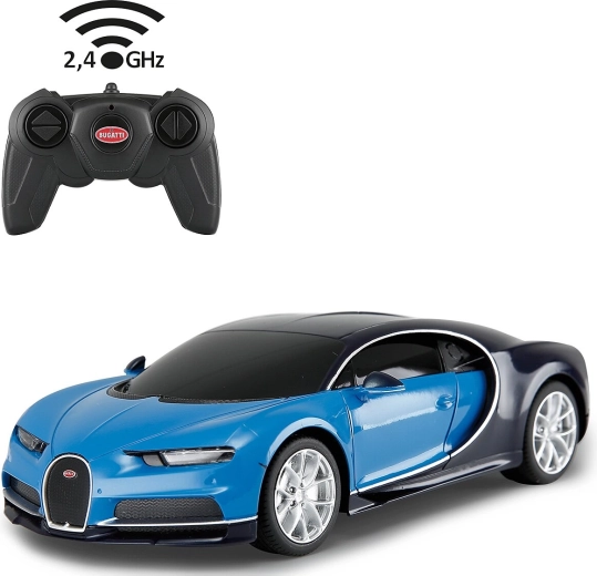 Jamara Bugatti Chiron RC auto 1:24 2,4 GHz niebieskie - 1 szt.