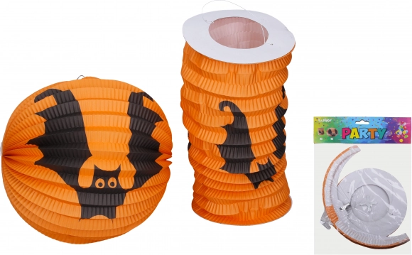 Zestaw papierowych lampionów - Kula 25 cm i Cylinder 15 cm