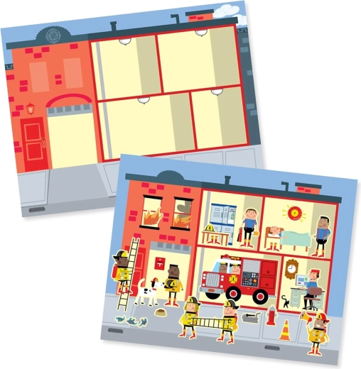 Książka z naklejkami Moje miasto – wielokrotnego użytku MELISSA & DOUG