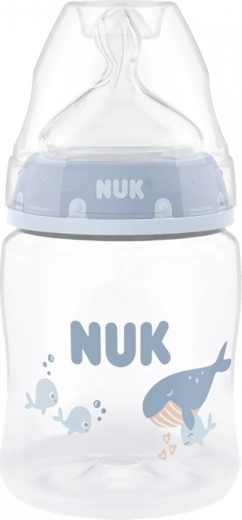 Butelka dla niemowląt NUK First Choice z kontrolą temperatury 150 ml whale - 1 sztuka