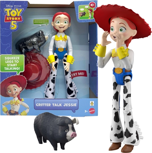 Mattel Disney Toy Story Jessie interaktywna figurka 30 cm ze zwierzątkiem
