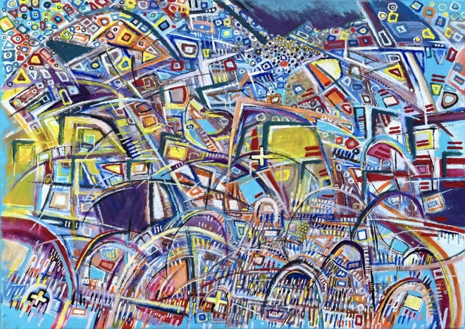 Enjoy puzzle Napięcie w krzywych 1000 elementów